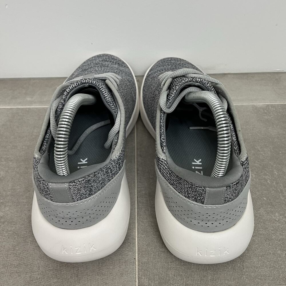 Kizik Madrid Eco Knit Mens 6.5/Womens 8 Gray Hands Free Comfort Sneaker Shoes - Picture 5 of 7